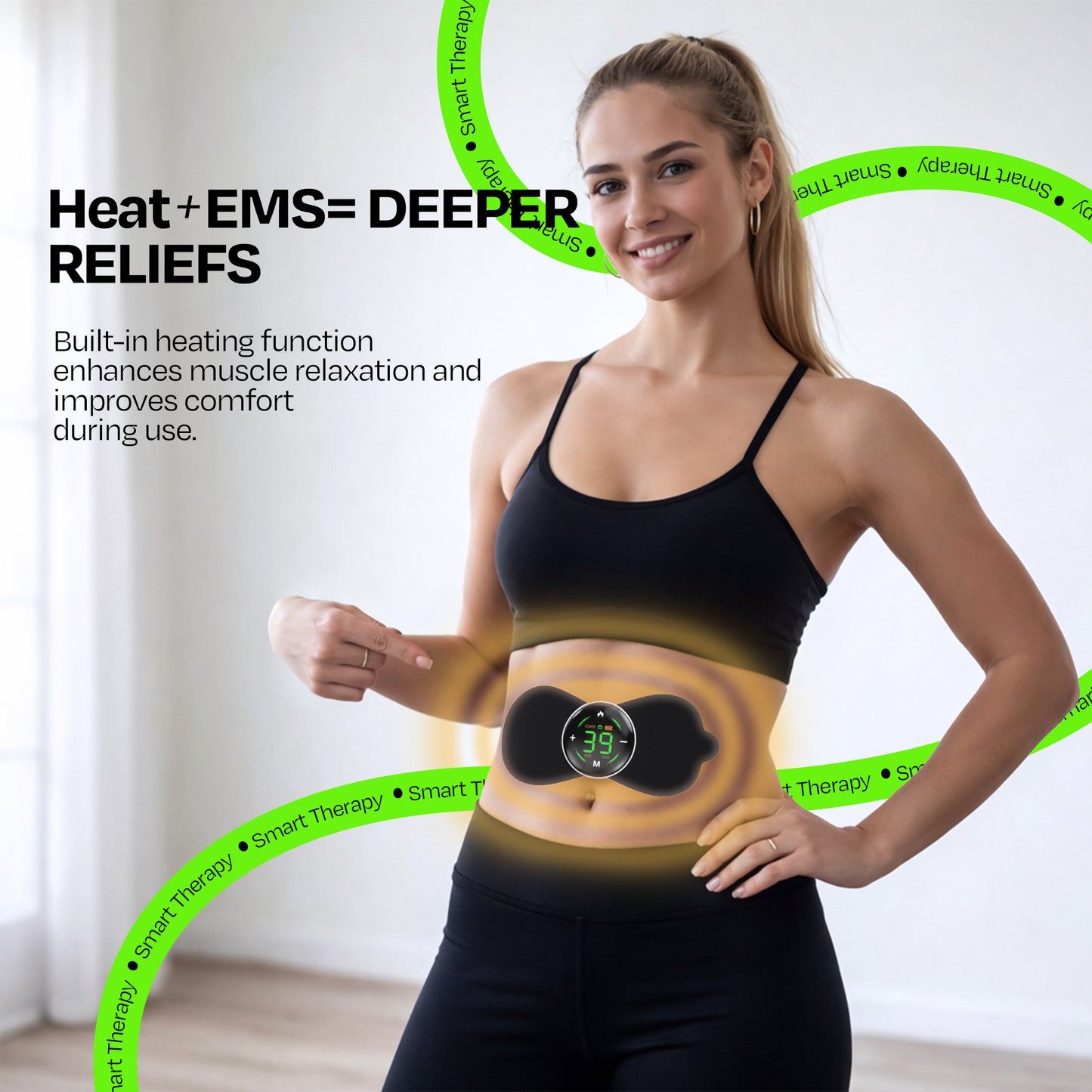 PAEQ Wireless TENS + EMS with Heat
