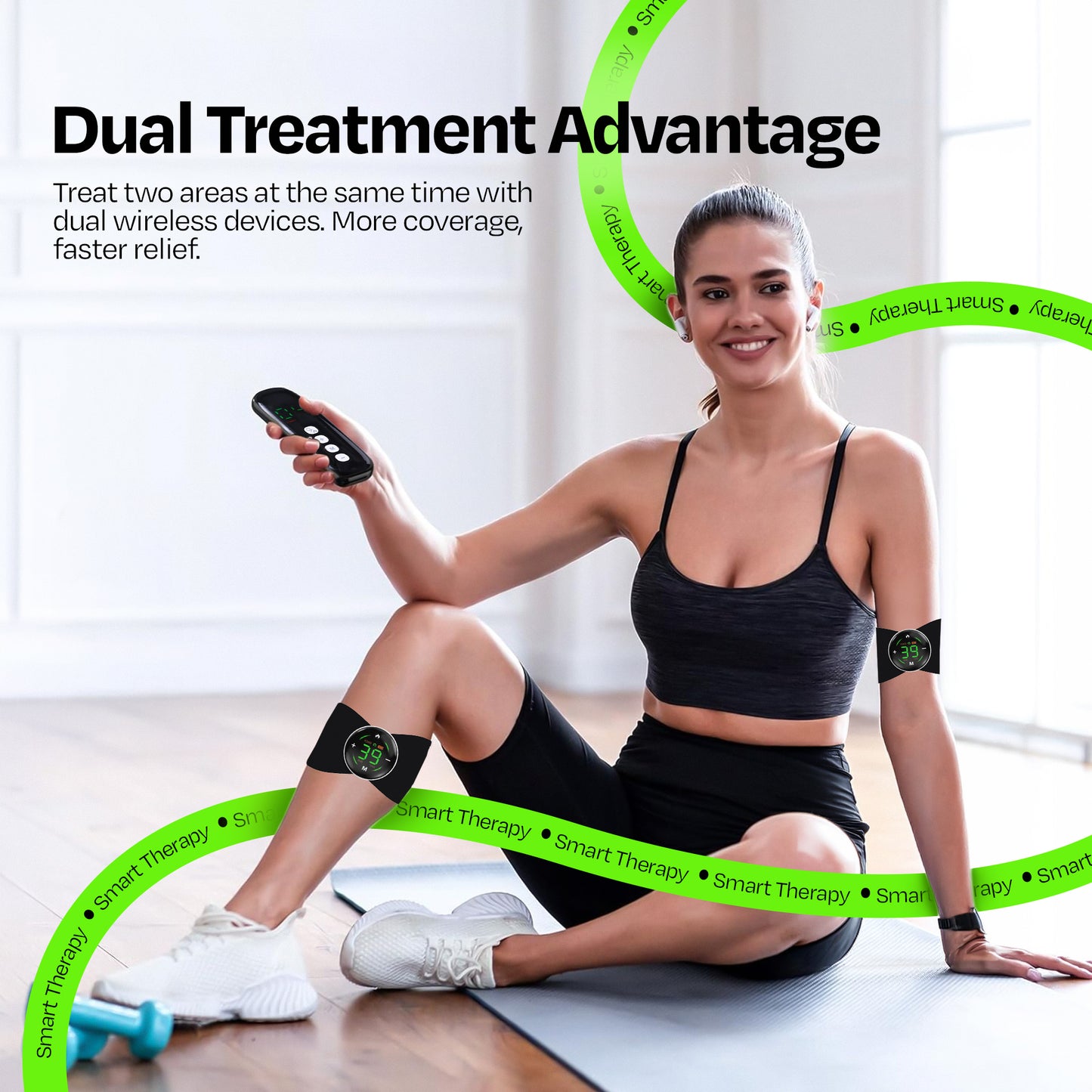 PAEQ Wireless TENS + EMS with Heat