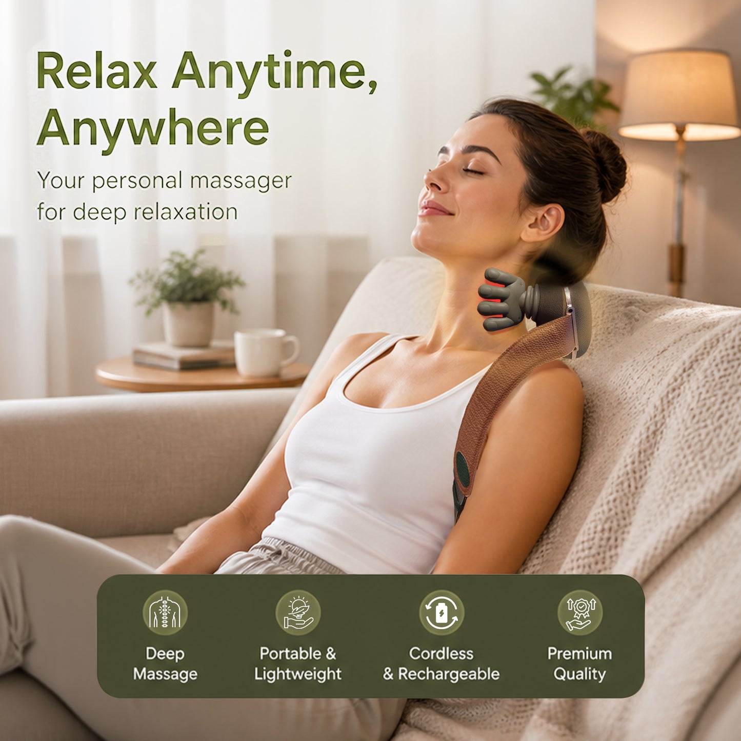 Paeq N7 Pro Neck Massager with Heat