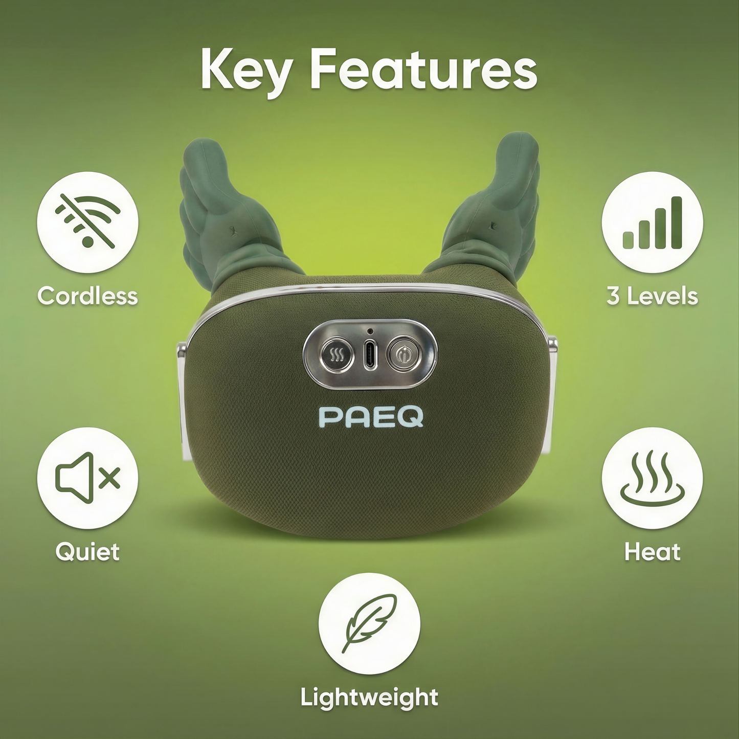 Paeq N7 Pro Neck Massager with Heat